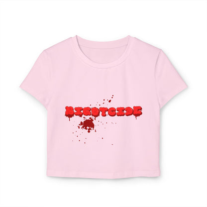 Bloody  Bigotcide Graphic Baby Tee