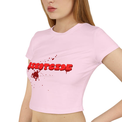 Bloody  Bigotcide Graphic Baby Tee