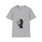 Totally Wonderful Day Floral Woman's Silhouette Unisex Softstyle T-Shirt