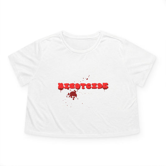 Bloody Bigotcide Flowy Cropped Tee
