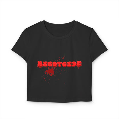 Bloody  Bigotcide Graphic Baby Tee
