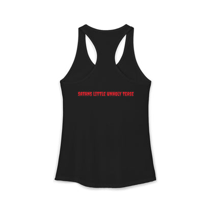 Red Devil 'SLUT' Women's Ideal Racerback Tank