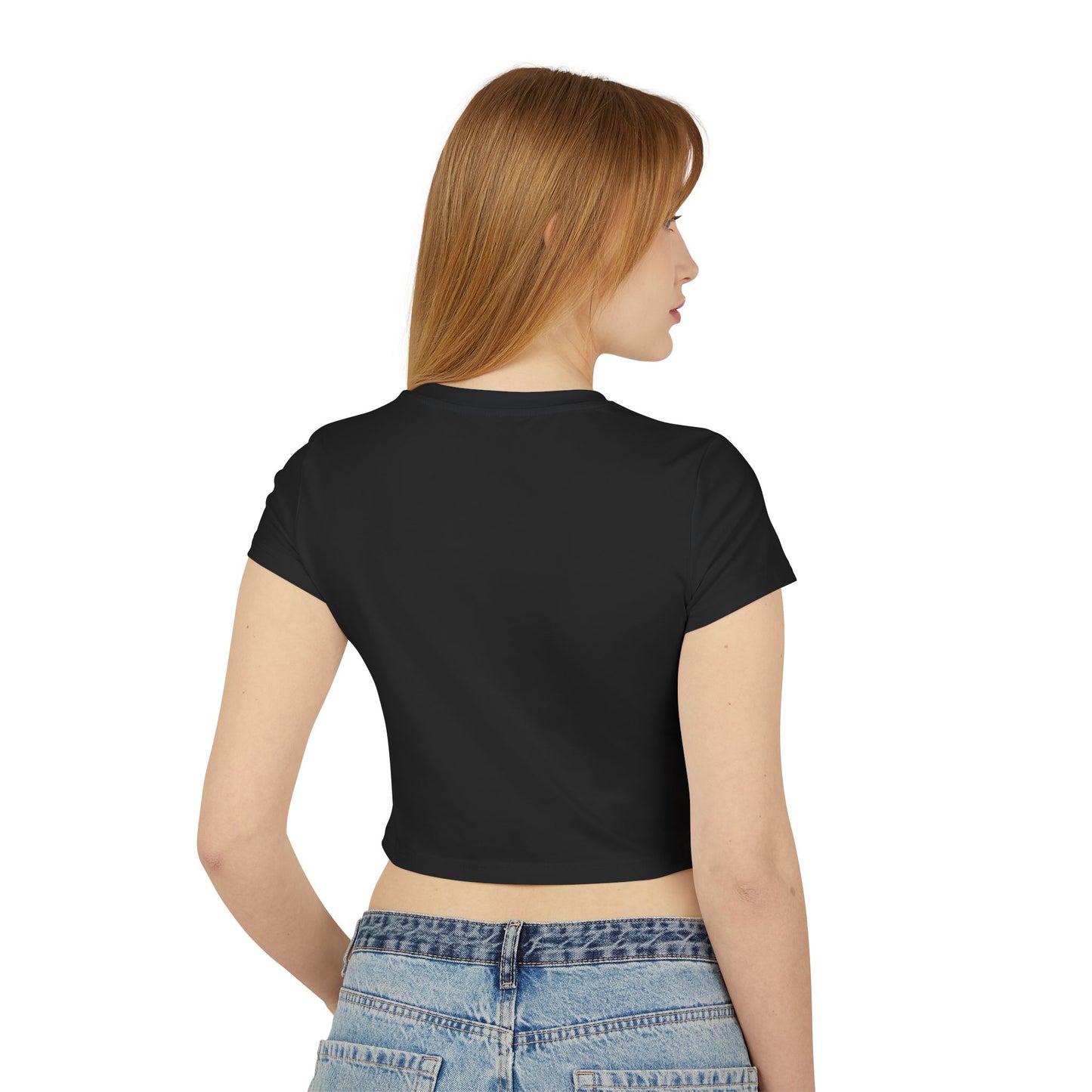 Red Devil 'SLUT' Graphic Women's Baby Tee