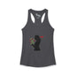 TWD Floral Silhouette Women's Ideal Racerback Tank
