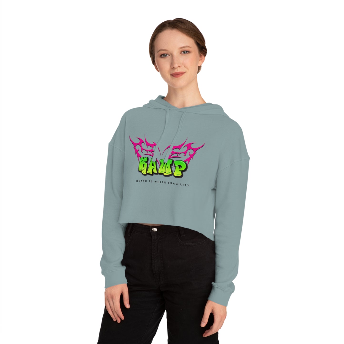 Women’s Cropped KAWP Hooded Sweatshirt