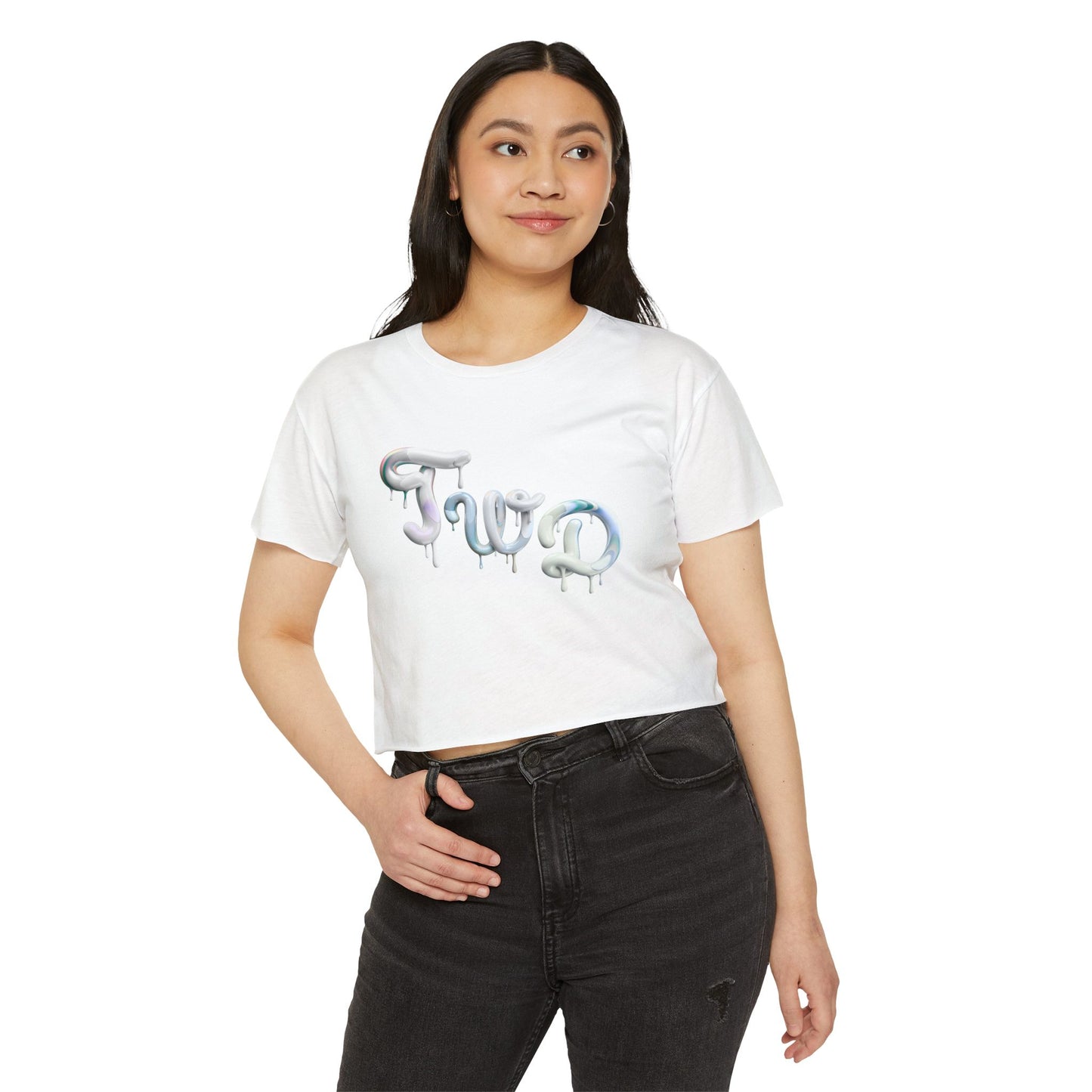 Totally Wonderful Day Crop Top — TWD Festival Tee