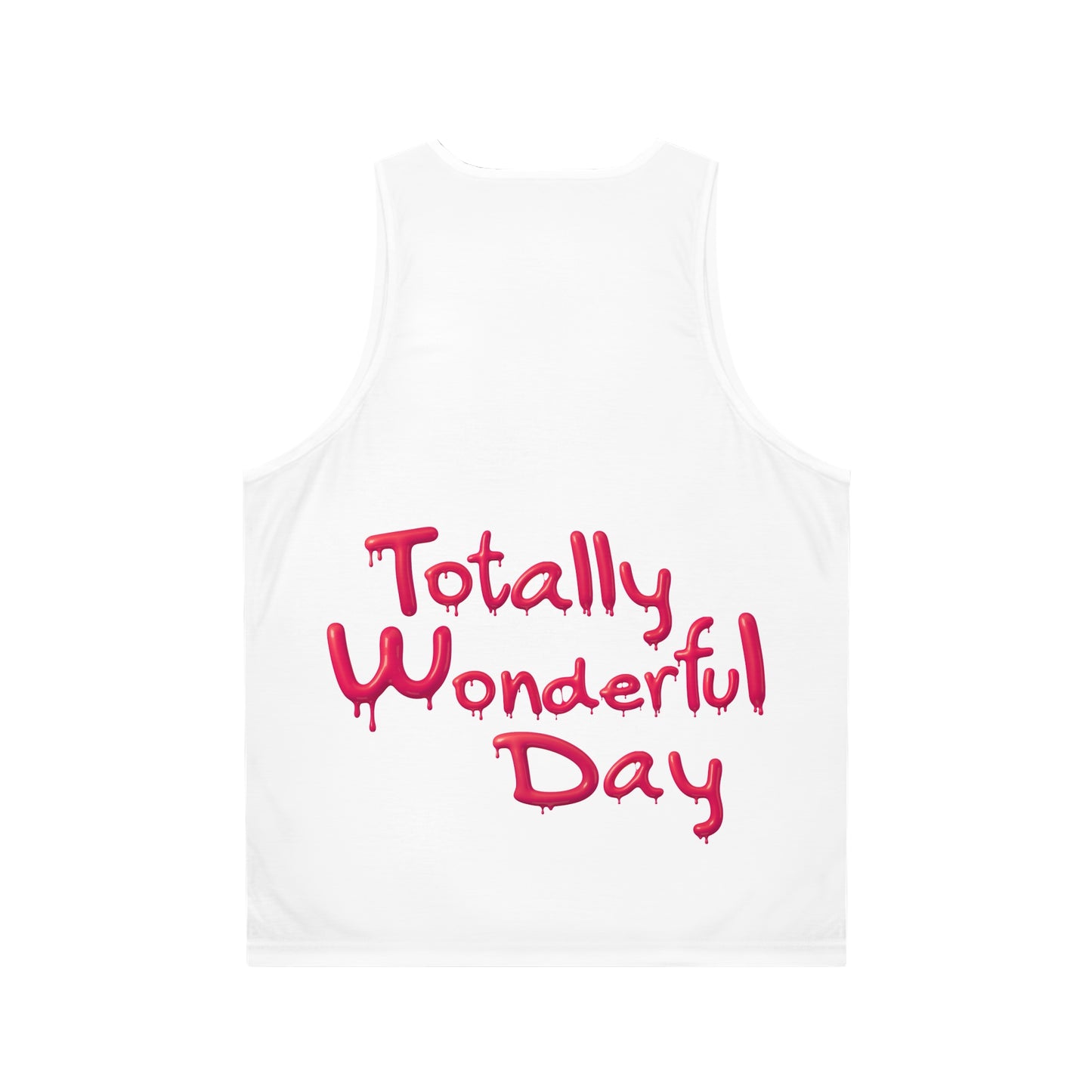 Totally Wonderful Day Unisex Tank Top (AOP)