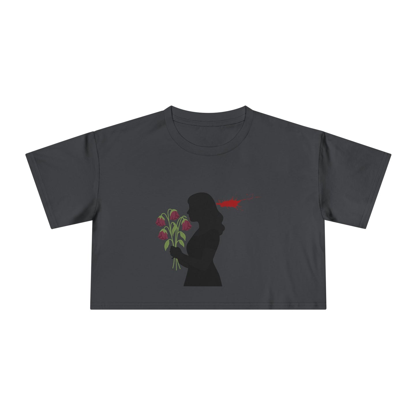 Totally Wonderful Day Woman Silhouette Women's Crop Tee