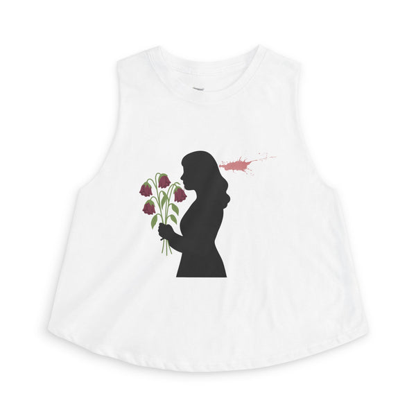 Totally Wondful Day Women's Floral Silhouette Crop Top