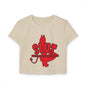 Red Devil 'SLUT' Graphic Women's Baby Tee