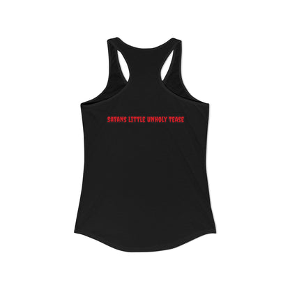 Red Devil 'SLUT' Women's Ideal Racerback Tank