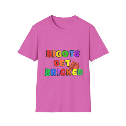 Bigots Get Bricked Graphic T-Shirt