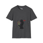 Totally Wonderful Day Floral Woman's Silhouette Unisex Softstyle T-Shirt