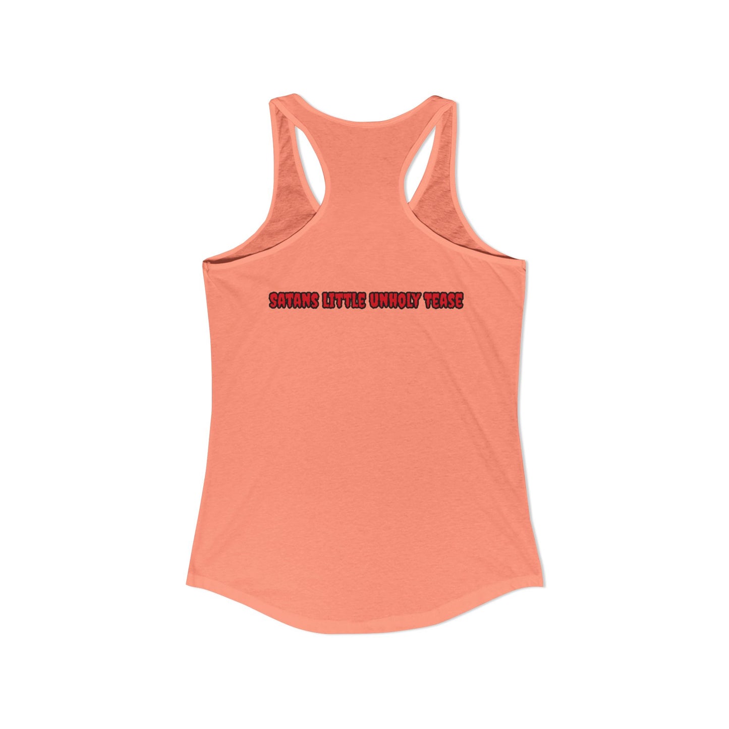 Red Devil 'SLUT' Women's Ideal Racerback Tank