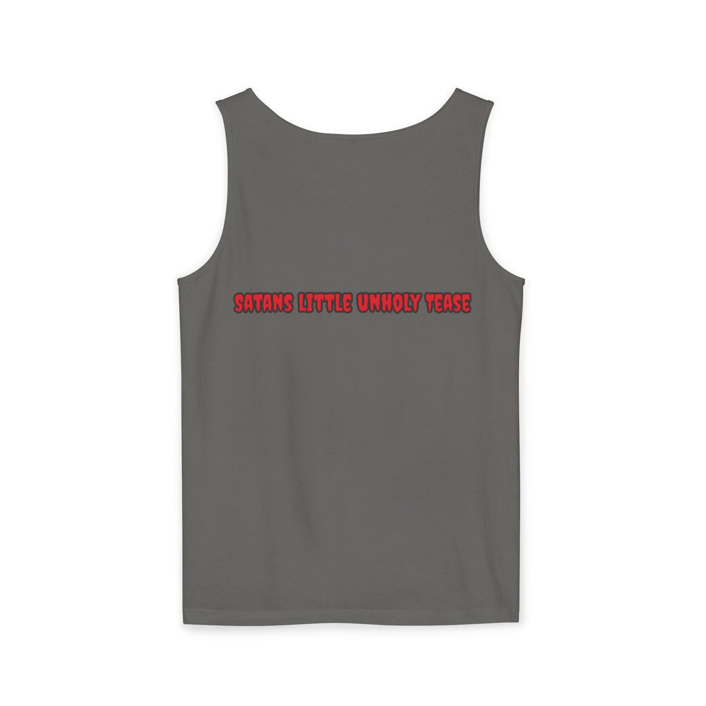 Red Devil 'SLUT' Unisex Garment-Dyed Tank Top