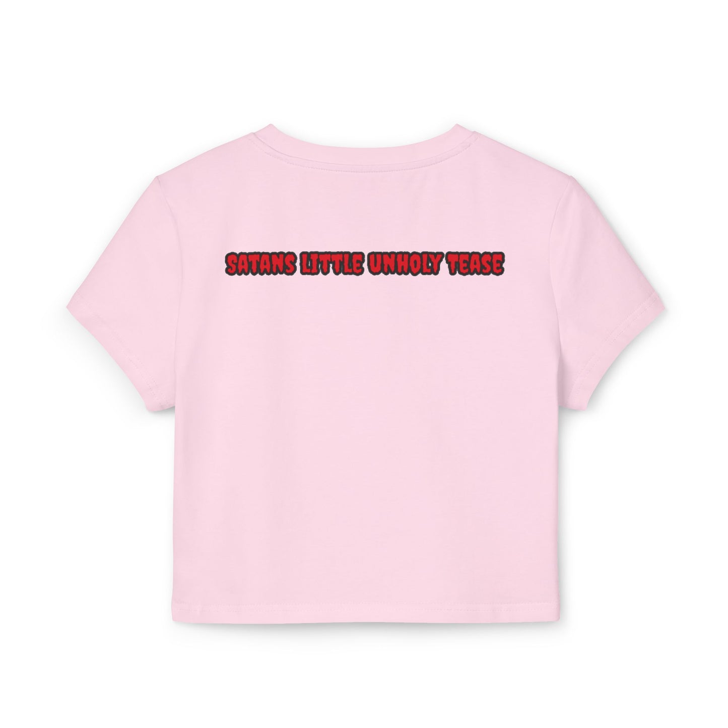 Red Devil 'SLUT' Graphic Women's Baby Tee