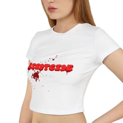 Bloody  Bigotcide Graphic Baby Tee