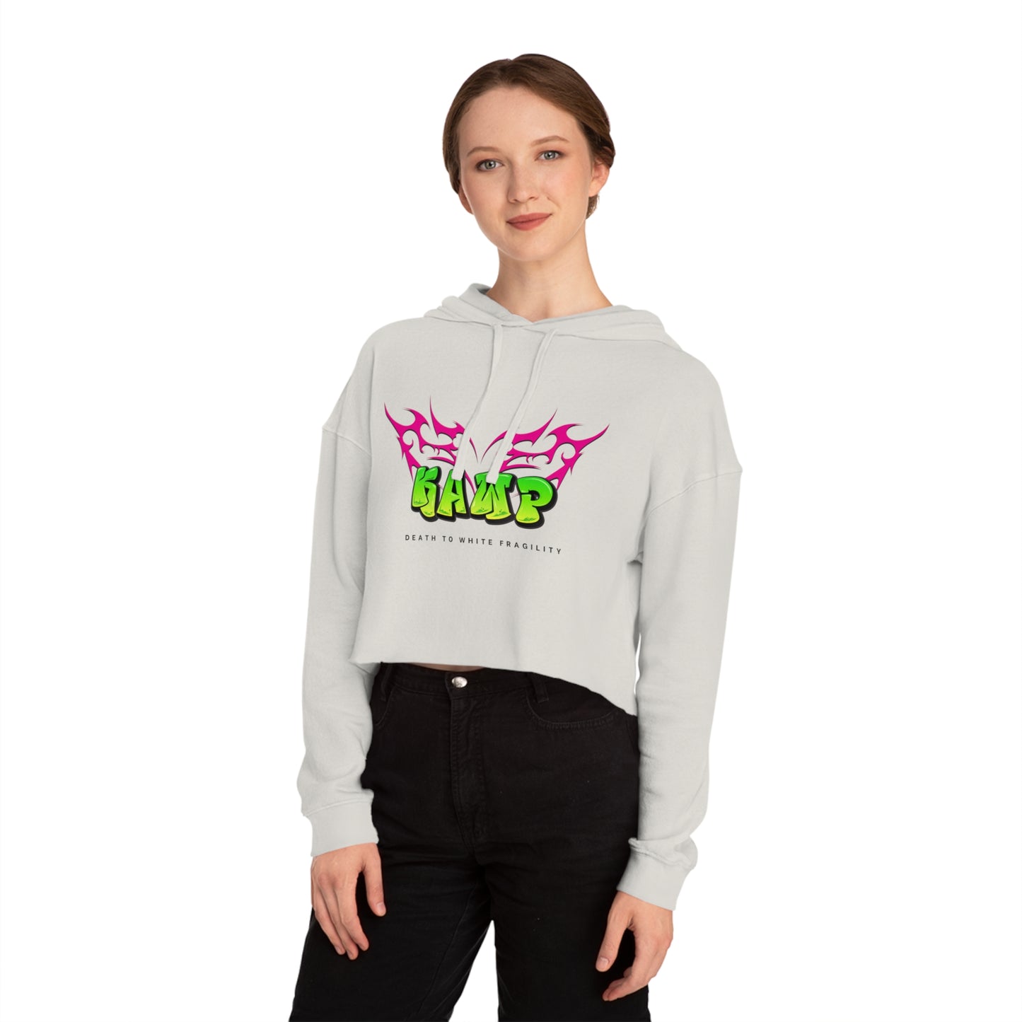 Women’s Cropped KAWP Hooded Sweatshirt