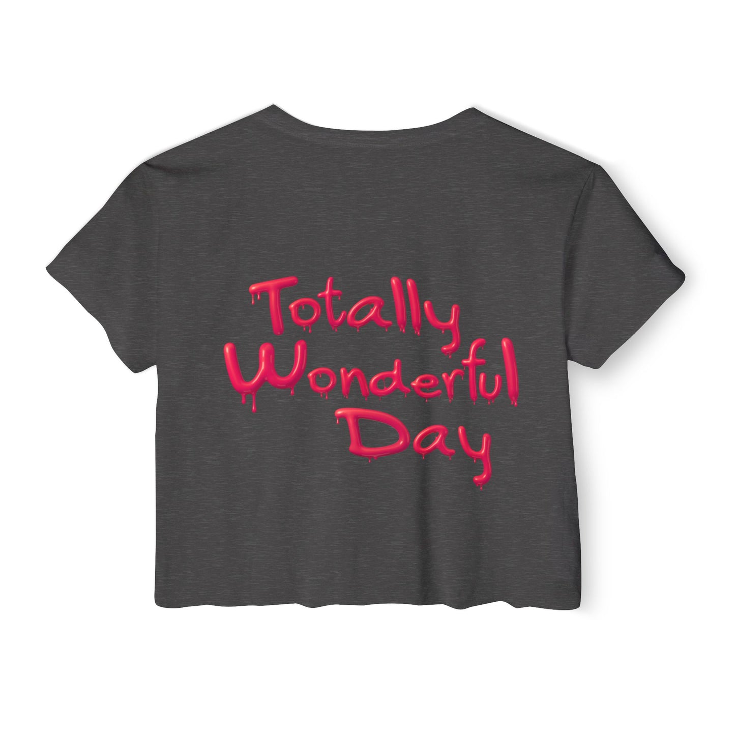Totally Wonderful Day Crop Top — TWD Festival Tee