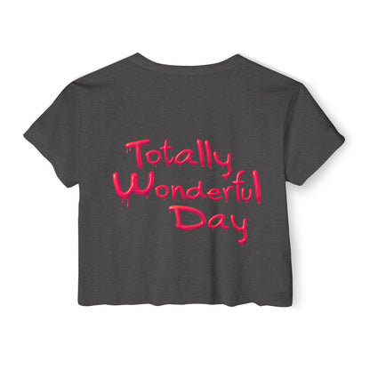 Totally Wonderful Day Crop Top — TWD Festival Tee