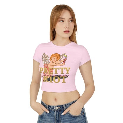 Pretty When We Riot Graphic Baby Tee