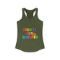Bigots Get Bricked Racerback Tank
