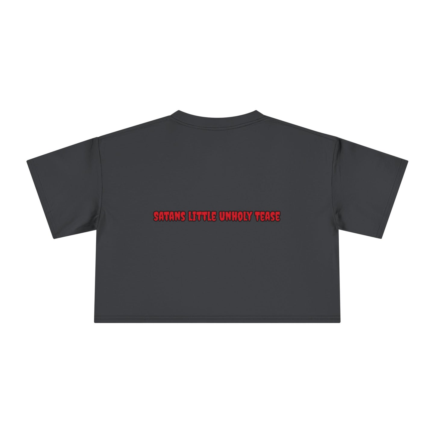 Red Devil SLUT Graphic  Women's Crop Tee