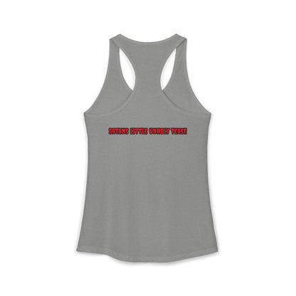 Red Devil 'SLUT' Women's Ideal Racerback Tank