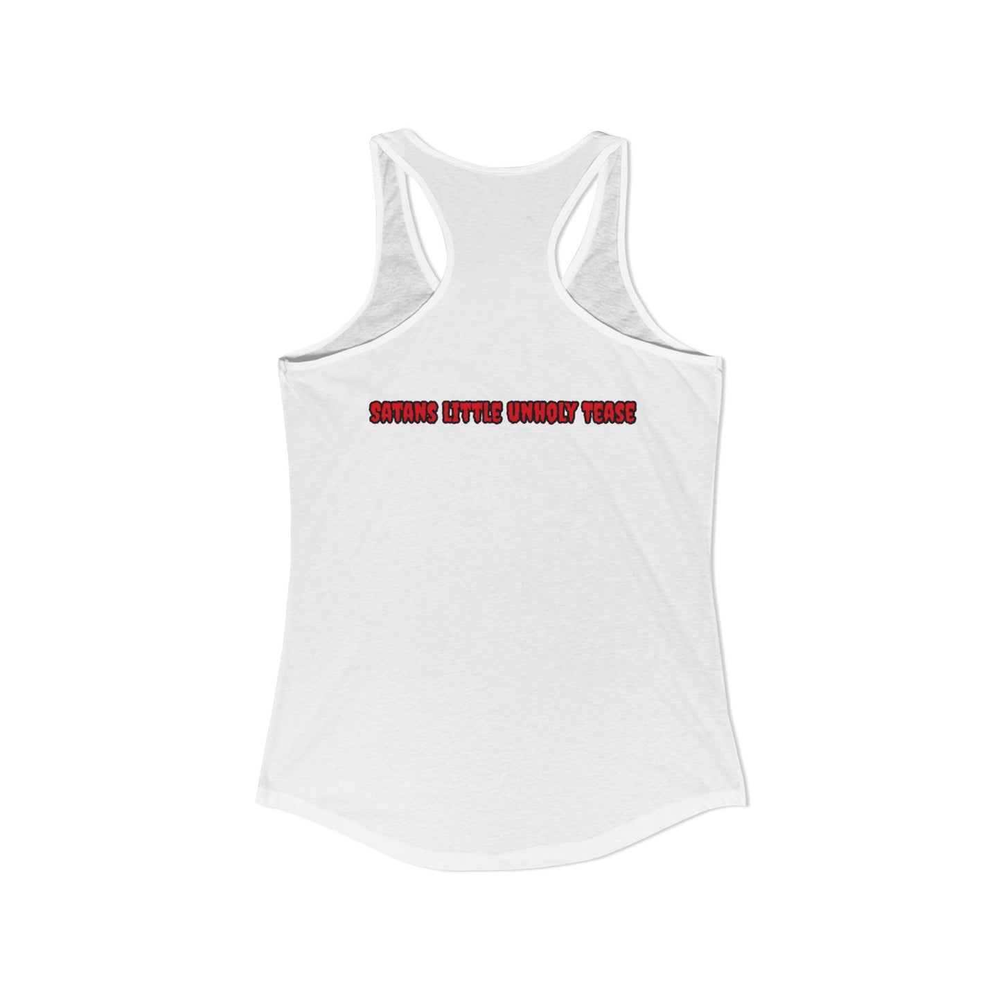 Red Devil 'SLUT' Women's Ideal Racerback Tank