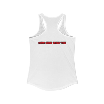 Red Devil 'SLUT' Women's Ideal Racerback Tank