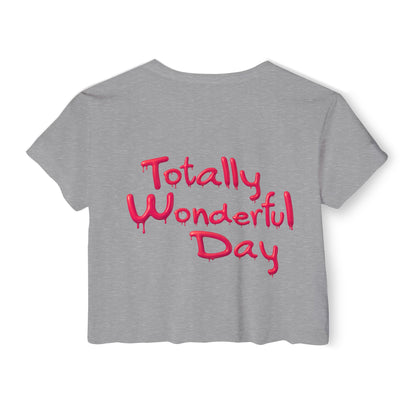 Totally Wonderful Day Crop Top — TWD Festival Tee