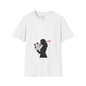 Totally Wonderful Day Floral Woman's Silhouette Unisex Softstyle T-Shirt