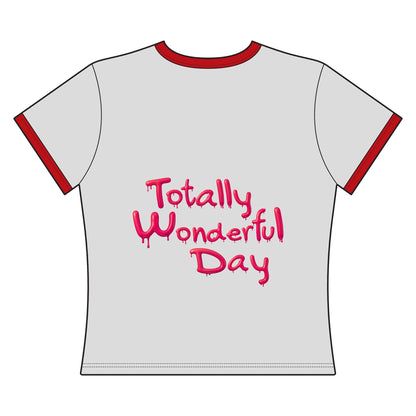 Totally Wonderful Day Women's Ringer Tee