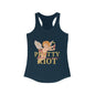 Pretty When We Riot Women's Racerback Tank