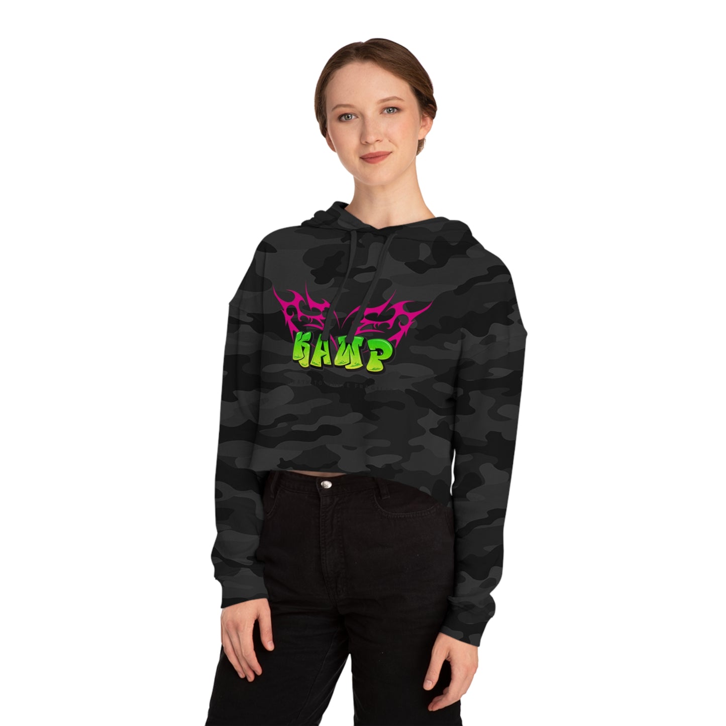 Women’s Cropped KAWP Hooded Sweatshirt