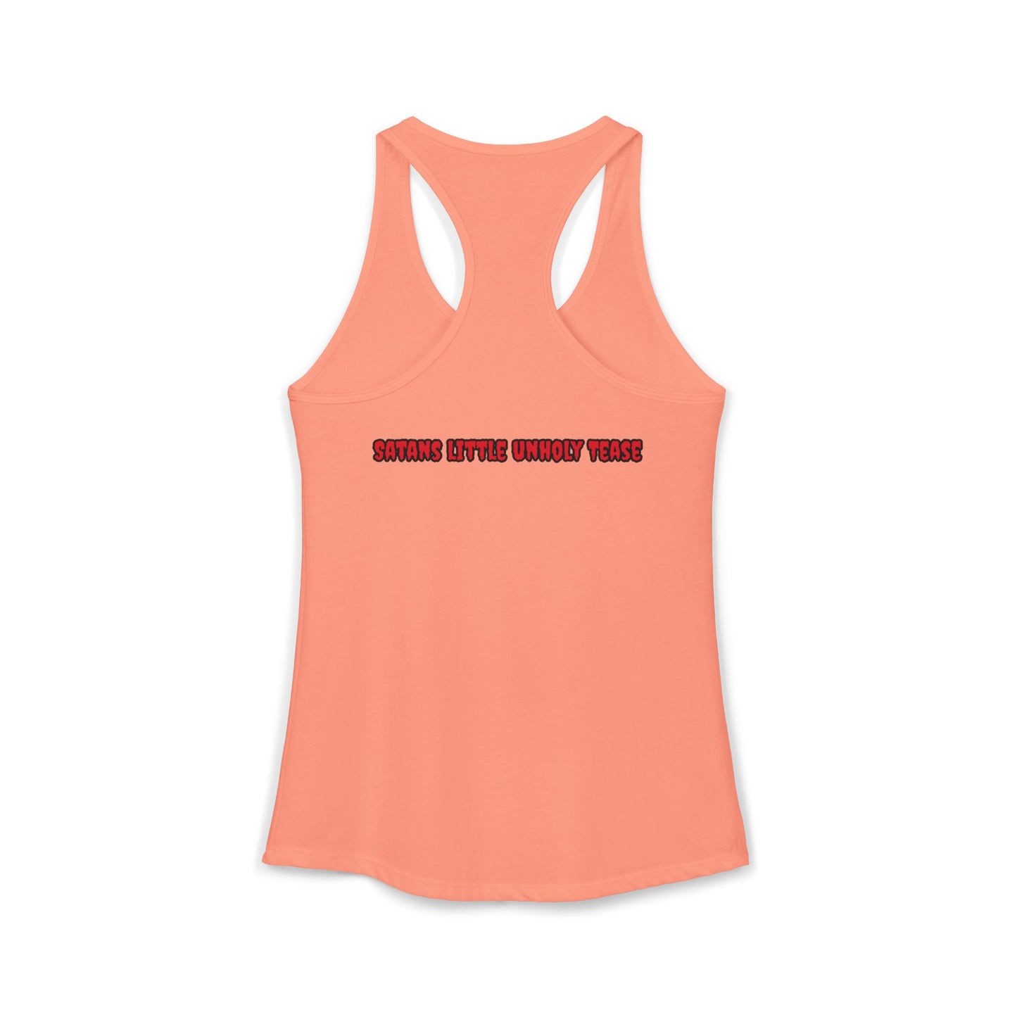 Red Devil 'SLUT' Women's Ideal Racerback Tank