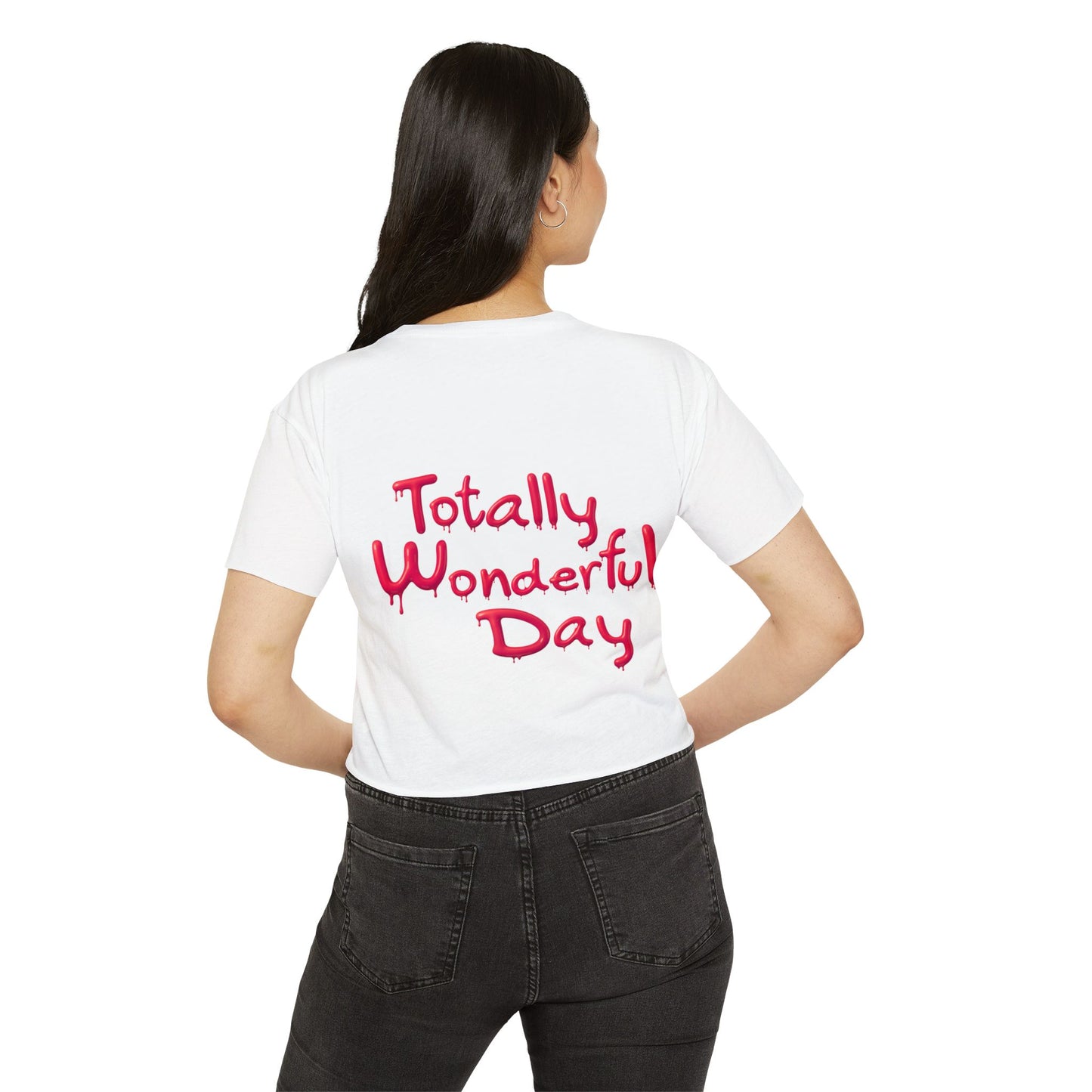 Totally Wonderful Day Crop Top — TWD Festival Tee