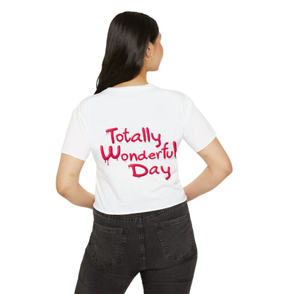 Totally Wonderful Day Crop Top — TWD Festival Tee