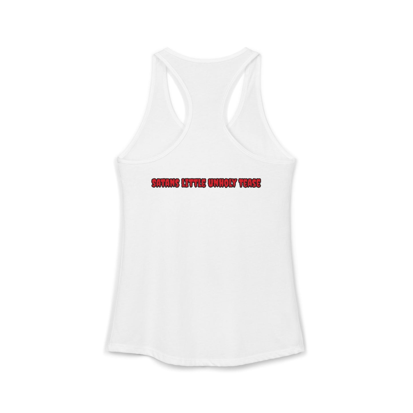 Red Devil 'SLUT' Women's Ideal Racerback Tank