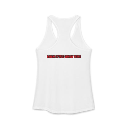 Red Devil 'SLUT' Women's Ideal Racerback Tank