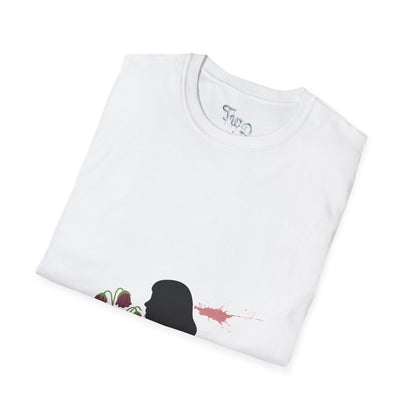 Totally Wonderful Day Floral Woman's Silhouette Unisex Softstyle T-Shirt