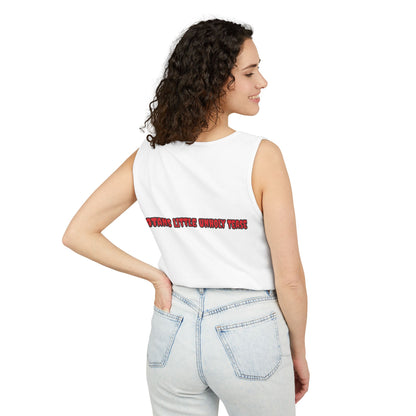 Red Devil 'SLUT' Unisex Garment-Dyed Tank Top