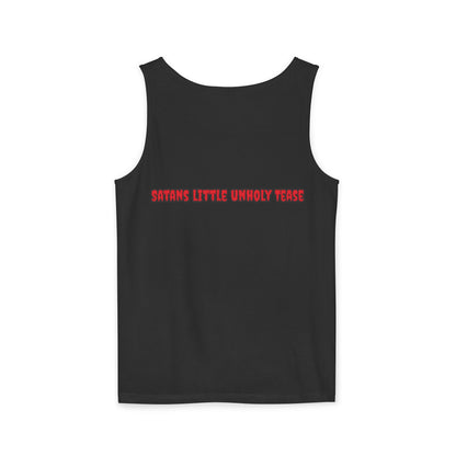 Red Devil 'SLUT' Unisex Garment-Dyed Tank Top