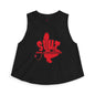 Red Devil SLUT Graphic Crop Top