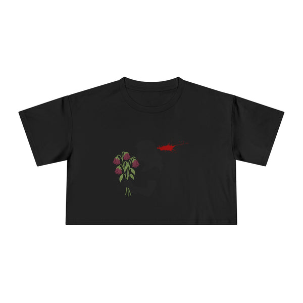 Totally Wonderful Day Woman Silhouette Women's Crop Tee